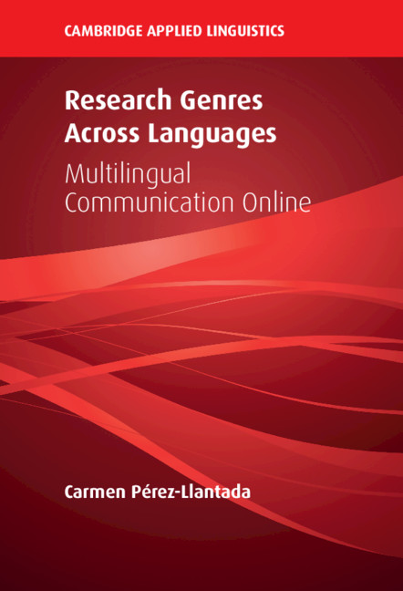 Kniha Research Genres Across Languages Carmen (Universidad de Zaragoza) Perez-Llantada