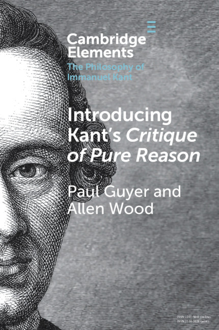 Carte Introducing Kant's Critique of Pure Reason GUYER  PAUL