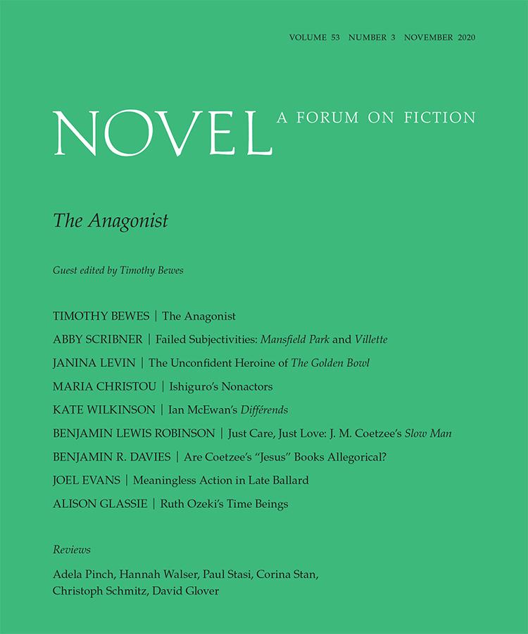 Book Anagonist Timothy Bewes