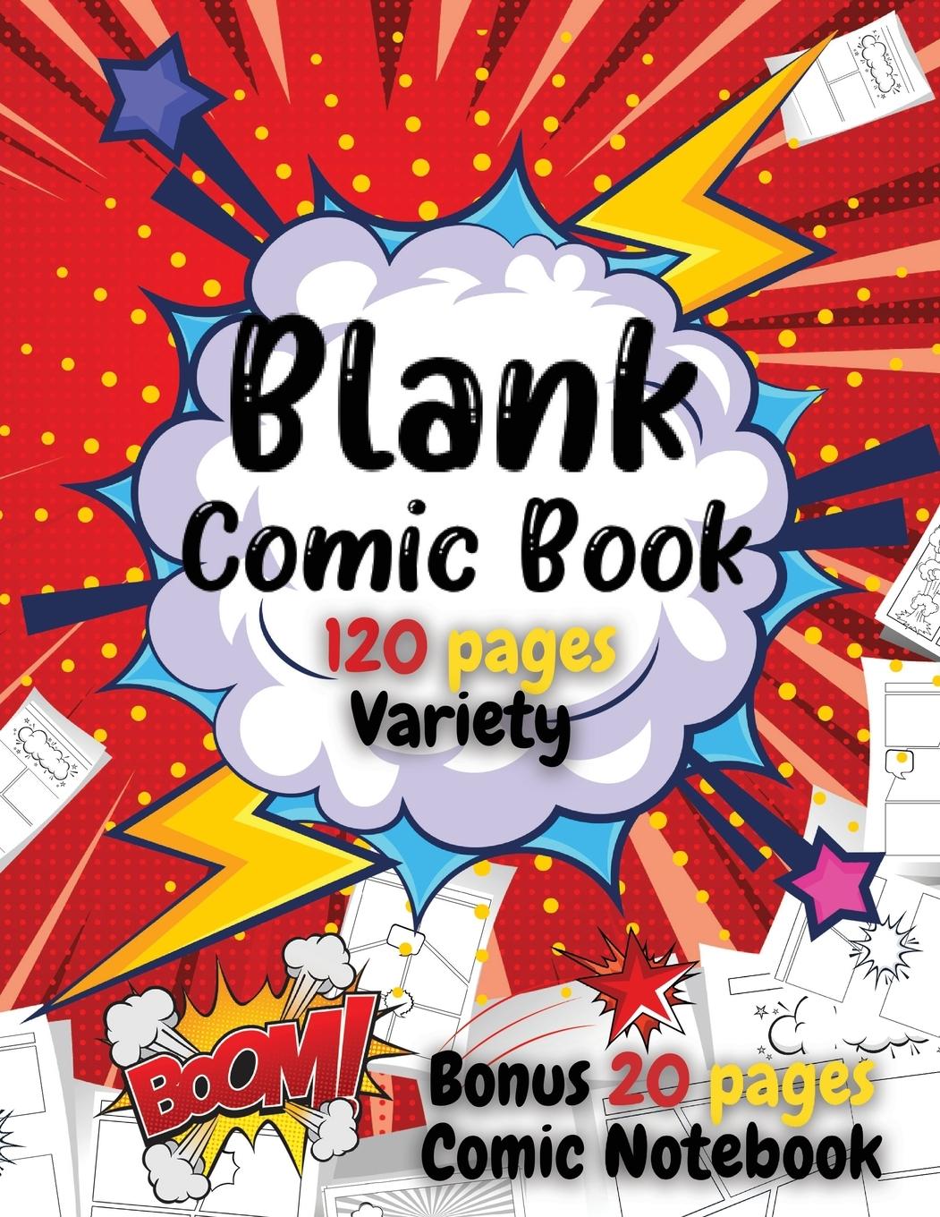 Kniha Blank Comic Book For Kids 
