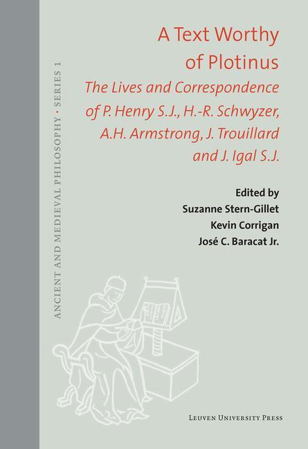 Book Text Worthy of Plotinus Suzanne Stern-Gillet
