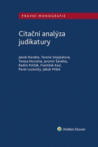 Könyv Citační analýza judikatury T. Smejkalová