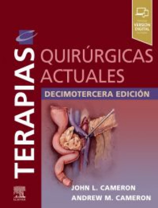 Книга Terapias quirúrgicas actuales 13ª Edición JOHN L. CAMERON