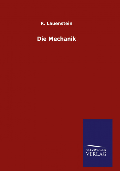 Book Die Mechanik R. Lauenstein