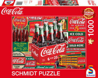 Játék Coca Cola Puzzle 1000 Teile. Motiv Klassiker 