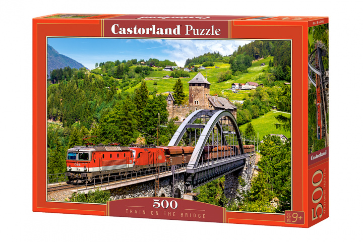 Carte Puzzle 500 Pociąg na moście B-52462 