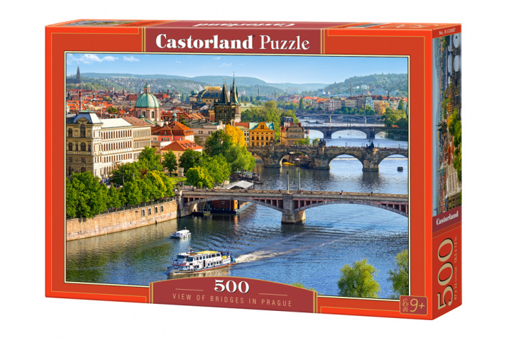 Book Puzzle 500 Widok na mosty Pragi  B-53087 