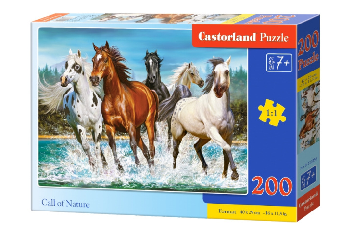 Könyv Puzzle 200 Galopujące konie B-222056 