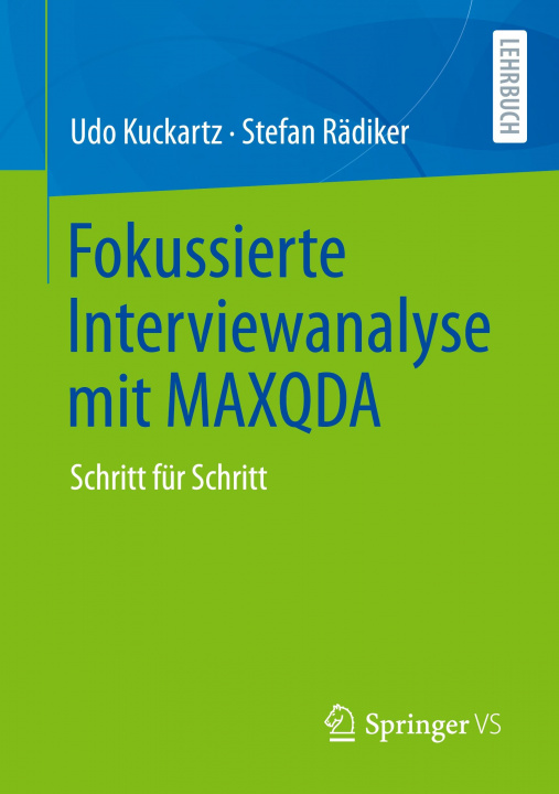 Knjiga Fokussierte Interviewanalyse mit MAXQDA Udo Kuckartz