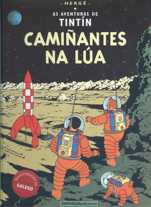Carte Camiñantes na Lúa Hergé