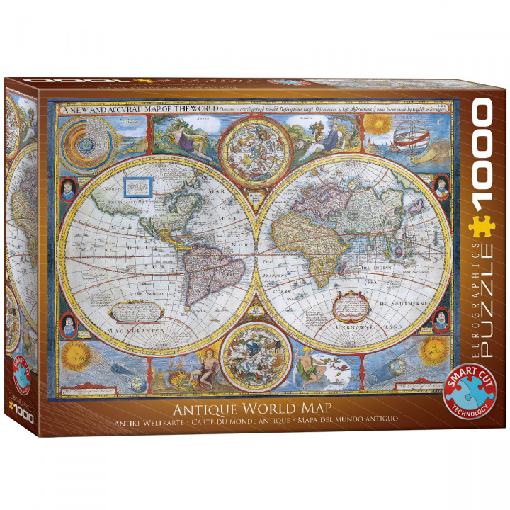 Gra/Zabawka Puzzle 1000 Antique World Map 6000-2006 