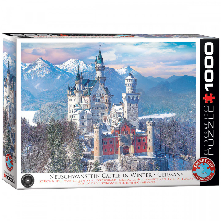 Hra/Hračka Puzzle 1000 HDR-Neuschwanstein in Winter 6000-5419 