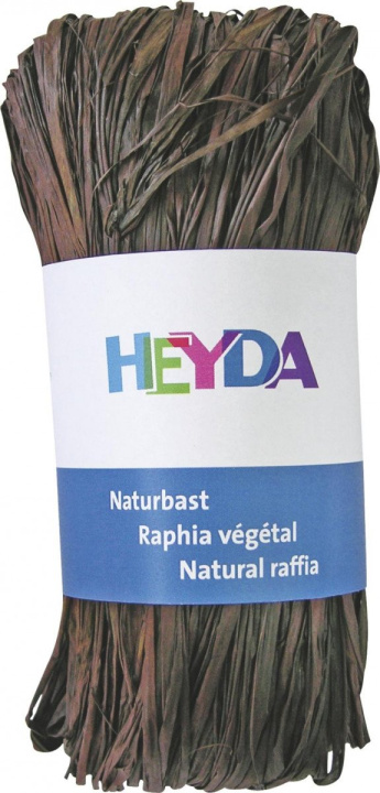 Knjiga HEYDA Přírodní lýko - hnědé 50 g 