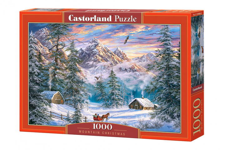 Carte Puzzle 1000 Boże Narodzenie w górach C-104680-2 