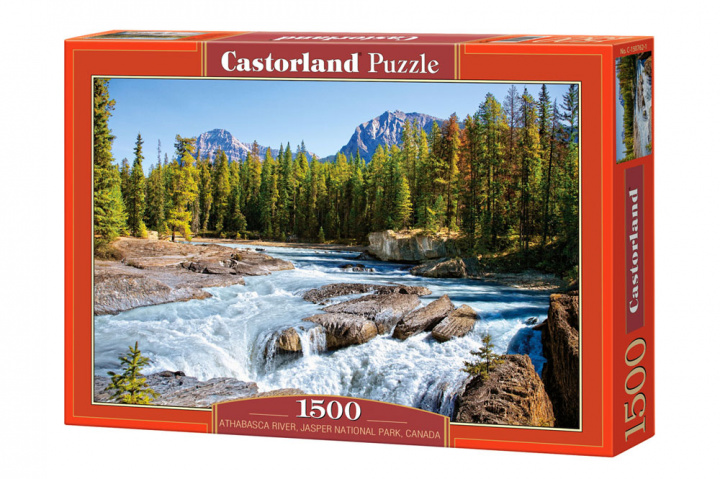 Hra/Hračka Puzzle 1500 Rzeka Athabasca Park Narodowy Jasper Kanada C-150762-2 