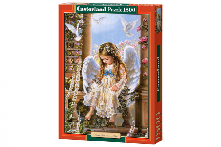 Książka Puzzle 1500 Kopia Delikatna miłość Sandra Kuck C-151165-2 