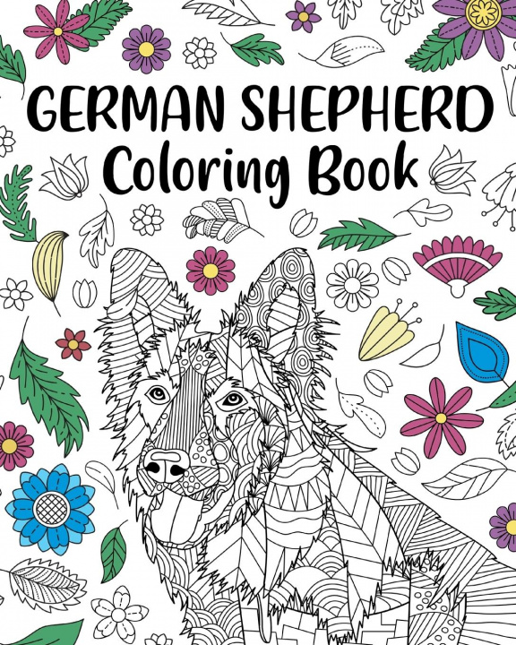 Knjiga German Shepherd Coloring Book PaperLand