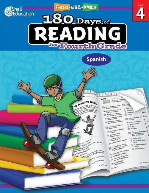 Knjiga 180 Days of Reading for Fourth Grade (Spanish) 