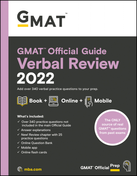 Könyv GMAT Official Guide Verbal Review 2022 