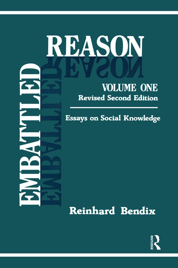 Book Embattled Reason Reinhard Bendix