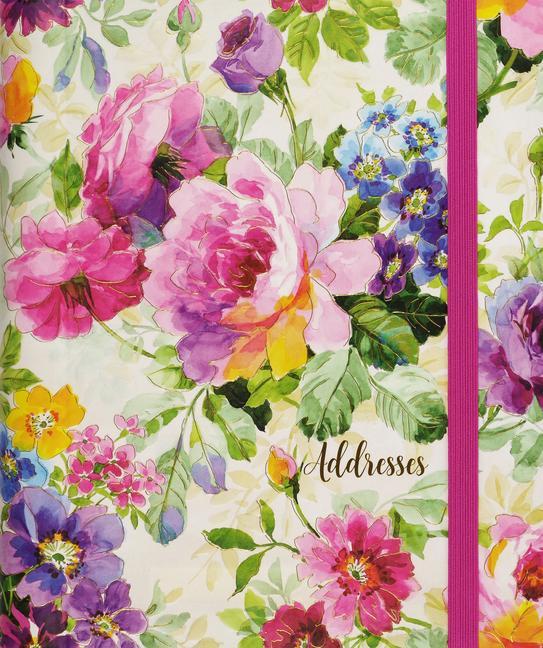 Book Peony Garden Large Address Book Peter Pauper Press Inc