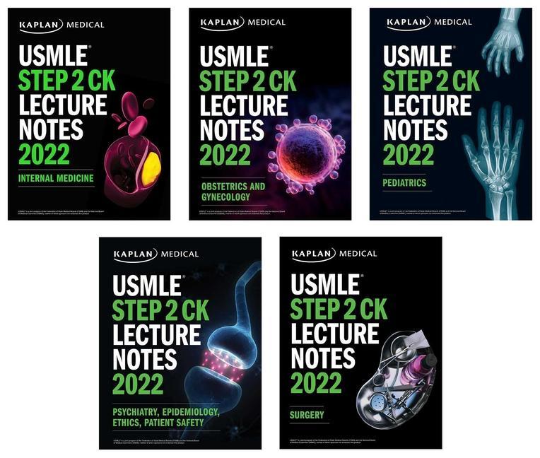 Książka USMLE Step 2 CK Lecture Notes 2022: 5-book set 
