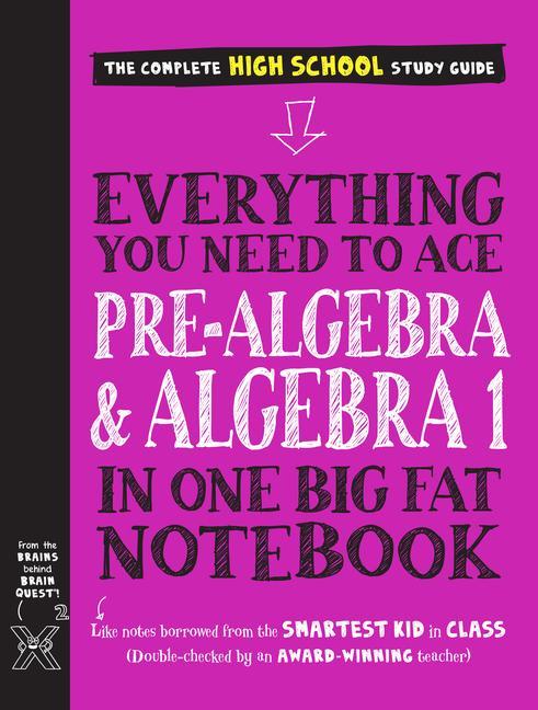 Book Everything You Need to Ace Pre-Algebra and Algebra I in One Big Fat Notebook Jason Wang