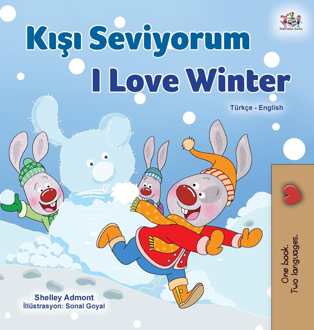 Könyv I Love Winter (Turkish English Bilingual Children's Book) Kidkiddos Books
