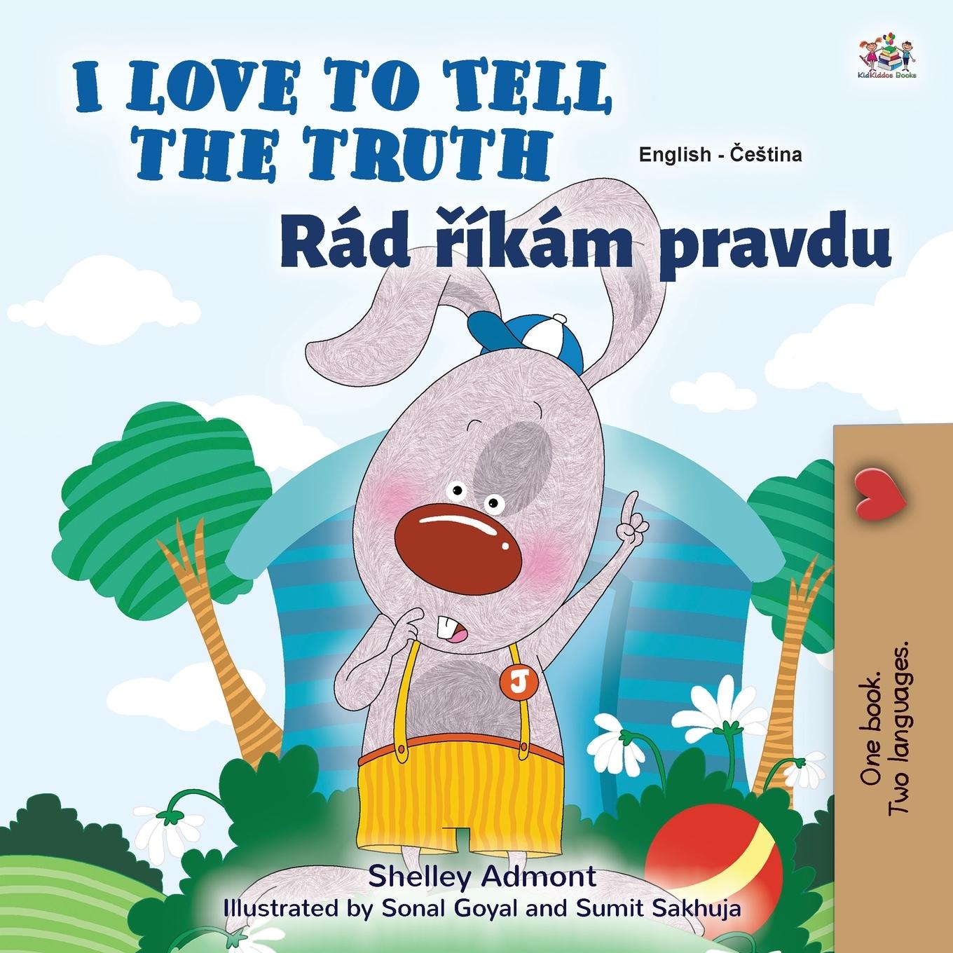 Kniha I Love to Tell the Truth (English Czech Bilingual Book for Kids) Kidkiddos Books