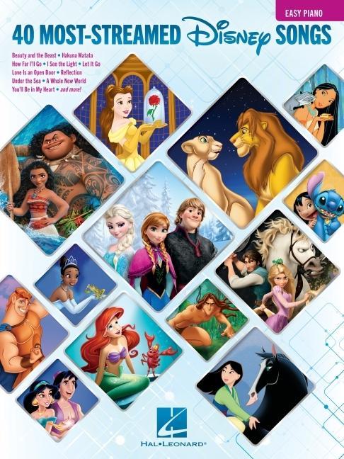 Könyv 40 Most-Streamed Disney Songs 