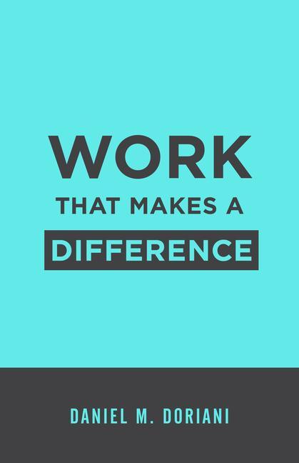 Knjiga Work That Makes a Difference 