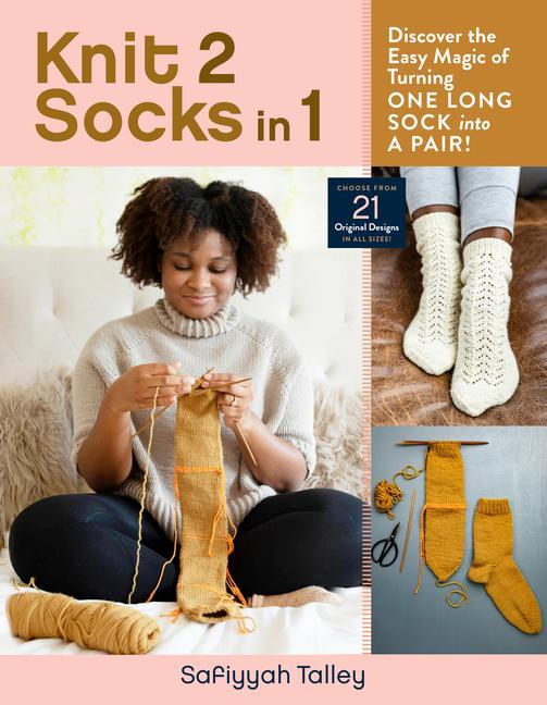Książka Knit 2 Socks in 1: Discover the Easy Magic of Turning One Long Sock into a Pair! 