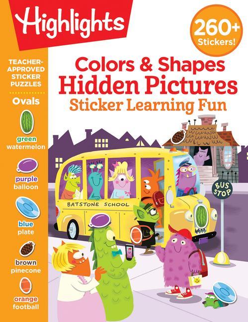 Könyv Colors & Shapes: Hidden Pictures - Sticker Learning Fun 