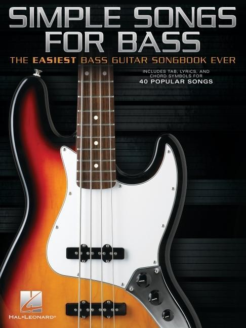 Book Simple Songs for Bass: The Easiest Bass Guitar Songbook Ever 