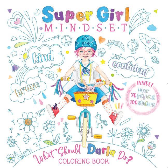 Kniha Super Girl Mindset Coloring Book: What Should Darla Do? Adir Levy