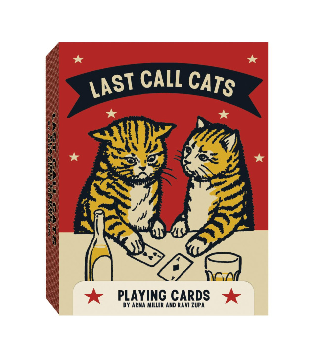 Hra/Hračka Last Call Cats Playing Cards Ravi Zupa