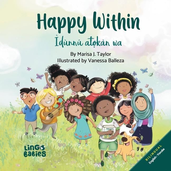 Book Happy within / Idunnu atokan wa (Bilingual children's book English Yoruba) 