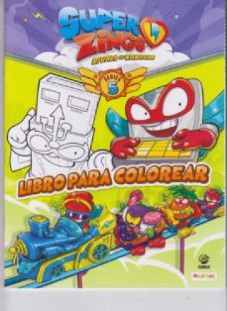 Kniha Libro para colorear Superzings Series 5 - España 
