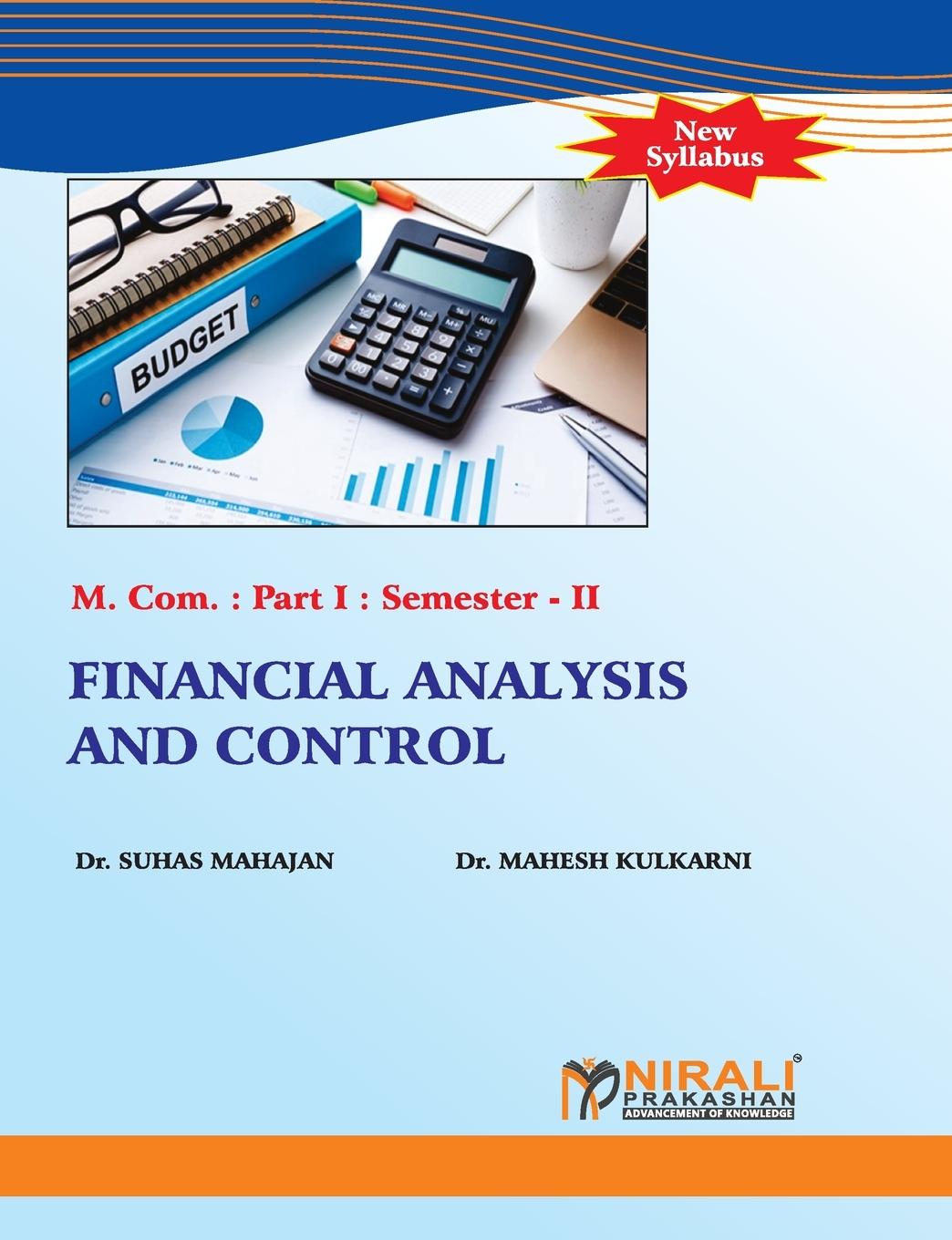 Kniha Financial Analysis and Control 