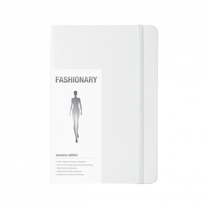 Könyv Fashionary Purewhite Womens Sketchbook A5 