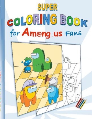 Kniha Super Coloring Book for Am@ng.us Fans 