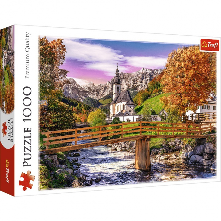 Hra/Hračka Puzzle Podzimní Bavorsko 1000 dílků 