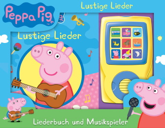 Carte Peppa Pig - Lustige Lieder - Liederbuch und Musikspieler - Pappbilderbuch mit 15 beliebten Kinderliedern 