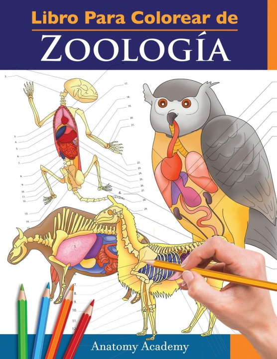 Knjiga Libro Para Colorear de Zoologia 