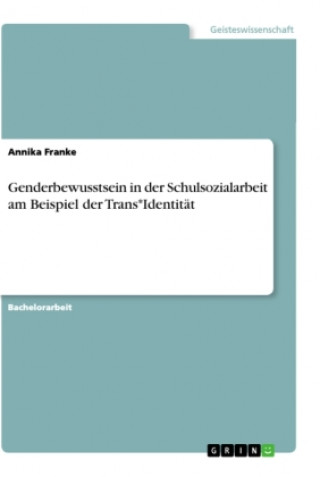 Könyv Genderbewusstsein in der Schulsozialarbeit am Beispiel der Trans*Identität 