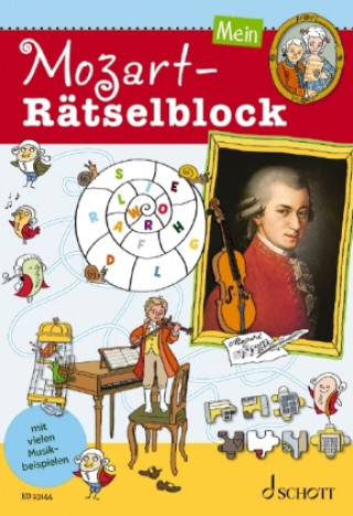 Libro Mein Mozart-Rätselblock Maren Blaschke