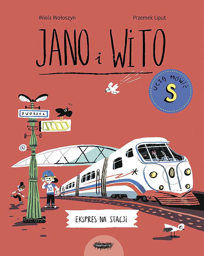 Kniha Jano i Wito uczą mówić S Ekspres na stacji Wiola Wołoszyn