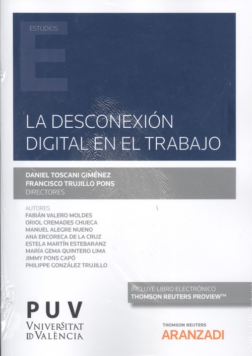 Книга DESCONEXION DIGITAL EN EL TRABAJO,LA 