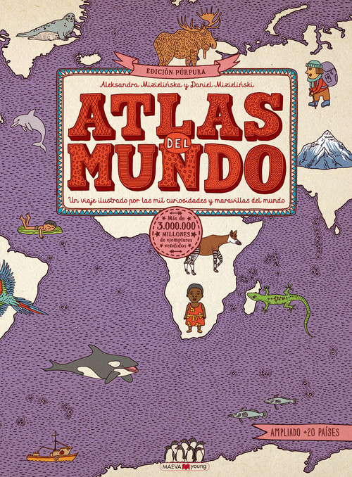 Könyv Atlas del mundo. Edición Púrpura 