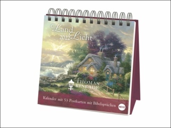 Calendar / Agendă Kinkade Aufstell-Postkartenkalender - Kalender 2022 Thomas Kinkade